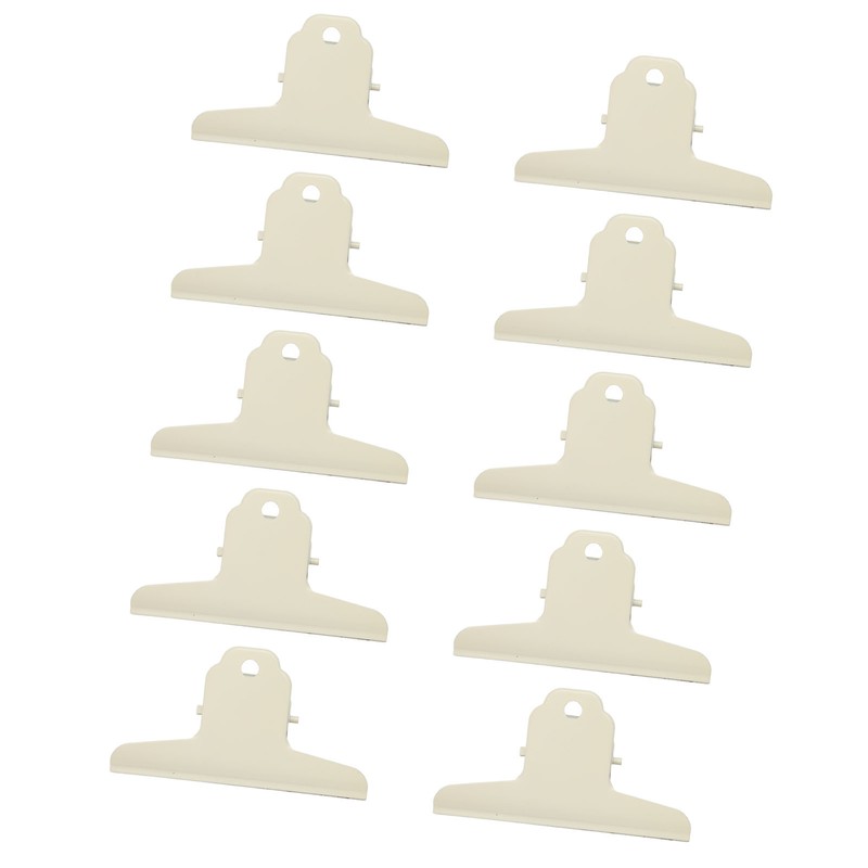 10Pcs Hinge Clips Large Metal Hinge Binder Clips for Paper