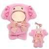 17cm Plush Clothes Pink Kitten