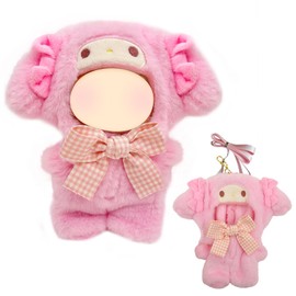17cm Plush Clothes Pink Kitten