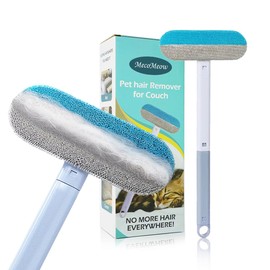 MecoMeow Pet Hair Removal Brush for Couch, Durable, Reusable, Washable Lint Cleaner for Dog and Cat Hair, Gentle on Furniture, Effective on Carpets, Clothing, Bedding