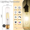 runquiz T10 Tubular Led Bulbs 60w Equivalent, Dimmable 5.25 Inch