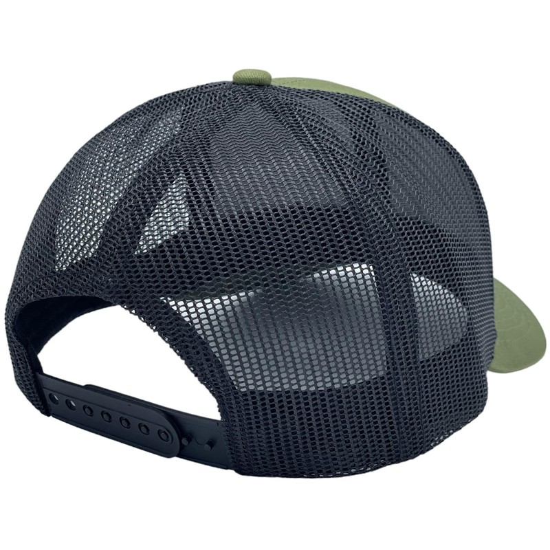 Bexxwell Trucker Cap/Baseball Cap Green/Black with Logo Patch (Optimal Fit,