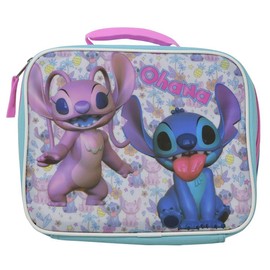 Fast Forward Stitch & Angel Rectangle Lunch bag, Small, Pink