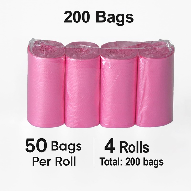 200 Pack Small Garbage Bags- Perfect for Desktop Trash Cans