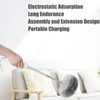 Zerodis Electric Duster, Portable Telescopic Multifunction Automatic Electrostatic Adsorption Brush