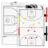HIGHRAZON Magnetic Basketball Coaches Clipboard, White Double-Sided Dry Erase Coach