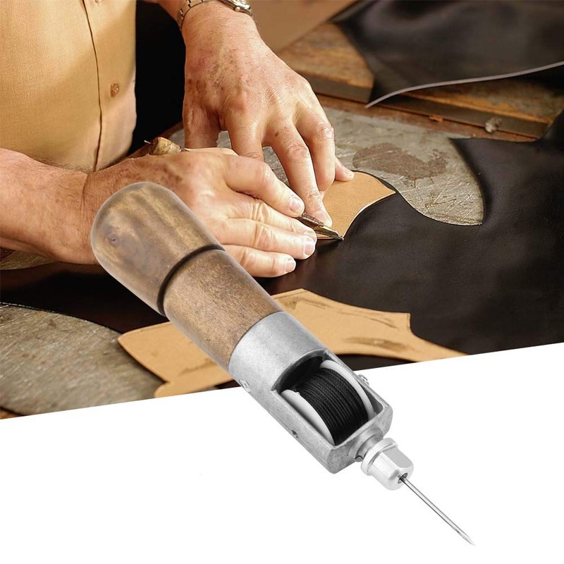 Sewing Awl Leather Shoe Repair Tool,Automatic Lock Stitching Sewing Awl