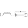 White Water 6539S Marine Grade Stainless, Heavy Duty Stern Grab