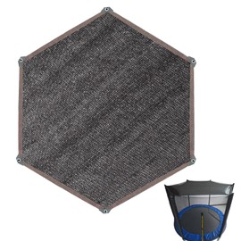 Trampoline Shade Cover 14ft, Outdoor Trampoline Top Cover, Sun Protection Trampoline Canopy Accessories (Fits for 8 Poles)