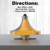 FivePears Roundover Router Bit, Round Over Router Bit for Edging