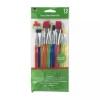 Apple Barrel 44349E 12-Piece Assorted Multicolor Easy Grip Paint Brush