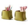 HOMIEAZICOZI Cork Leather Desk Organizer - 2-Pack Stylish Storage