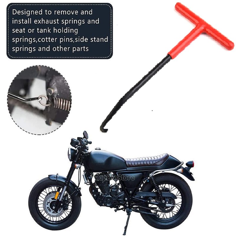 Exhaust Spring Hook, Motorcycle Spring Puller, T Hook Spring Puller,