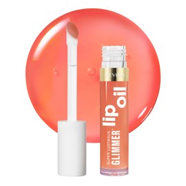 Lebron Super Rastus Glimmer Lip Oil 3.8mL 002 Miss Coral (Color Image: Coral Clear) Lip Oil Lip Color Moisturizing Gloss Gloss