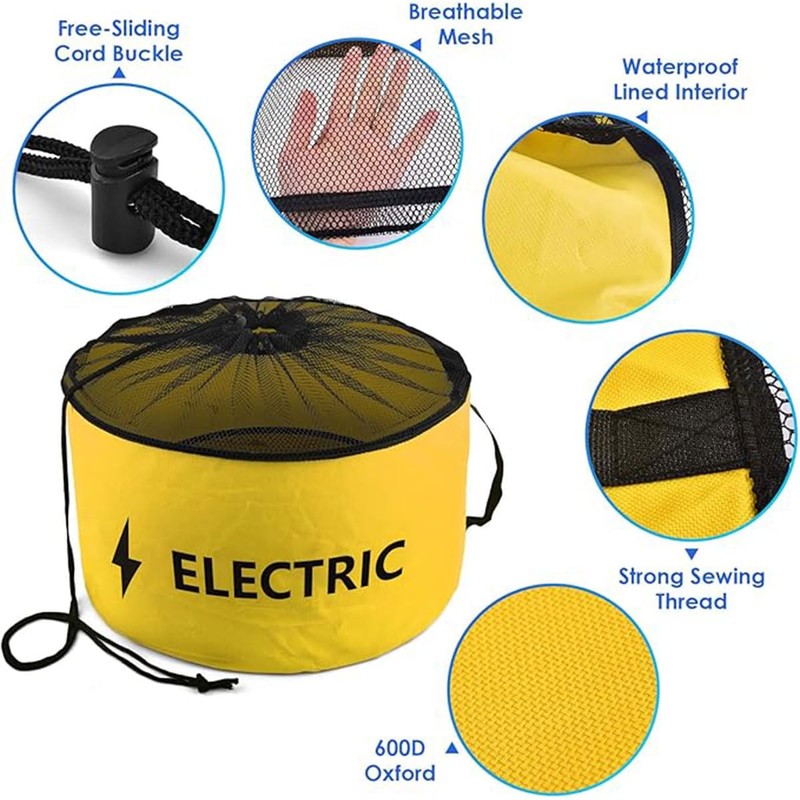 AIMALL RV Waterproof Hose Storage Bag Set 9.45x17.7 Inch Foldable