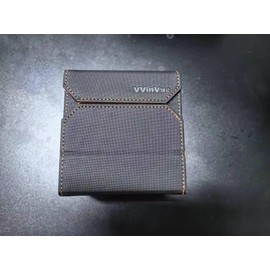 VVinVue MTG Card Case for Commander Display, Holds 100+ Double-Sleeved Cards, PU Leather Deck Box with Magnetic Closure and Dice Tray (Black&Red)