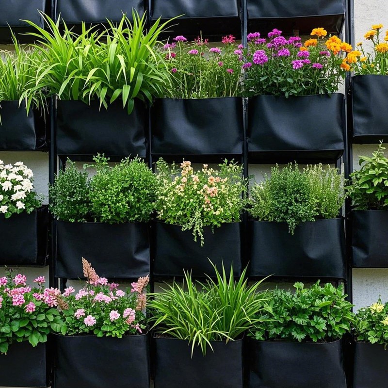 MANCHAP 36 Pockets Vertical Garden Wall Planter, Hanging Wall Planter