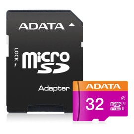 Tarjeta de memoria Adata AUSDH32GUICL10-RA1 Premier con adaptador SD 32GB