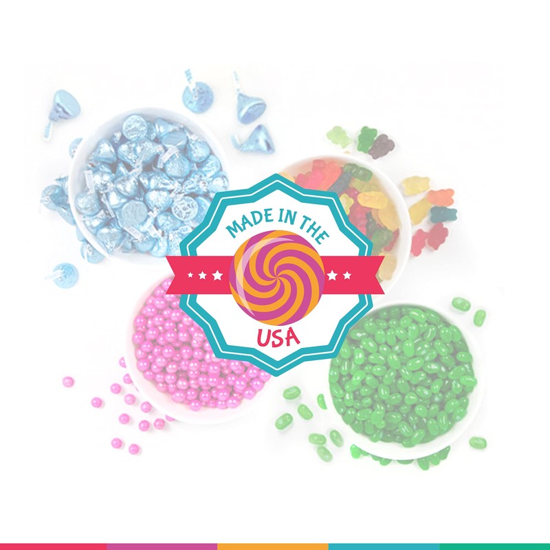 Christmas Candy Chocolate Mix with Exclusive Holiday Stickers by Just