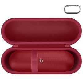 Aenllosi Hard Travel Case Compatible with Beats Pill - Wireless Bluetooth speaker, Beats Portable Speaker Organizer.(Case Only) (Red)