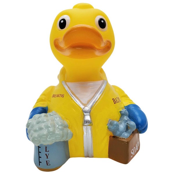 CelebriDucks Breaking Bath - Premium Bath Toy Collectible - TV Show Themed - Perfect Present for Collectors, Celebrity Fans, Music, and Movie Enthusiasts