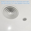PATIKIL 135mm / 5.3" Diameter Metal Ceiling Hole Cover Plate,