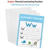 Staples Thermal Laminating Pouches - Clear, Letter Size, 5 Mil