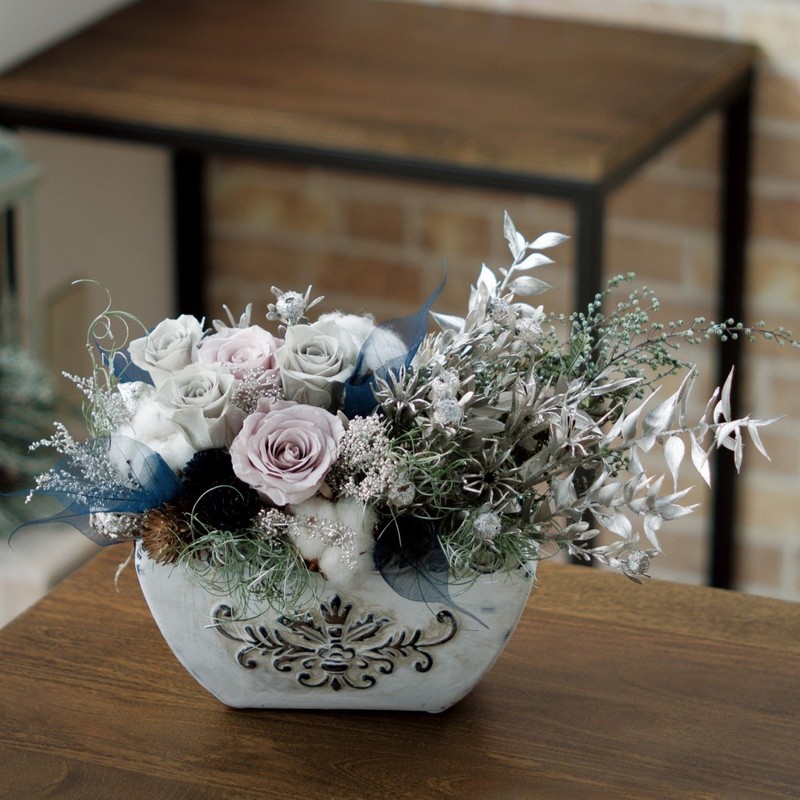 Daichi Farm DO021020-912 Dried Flowers, Star Anise, Silver, Approx. 1.2