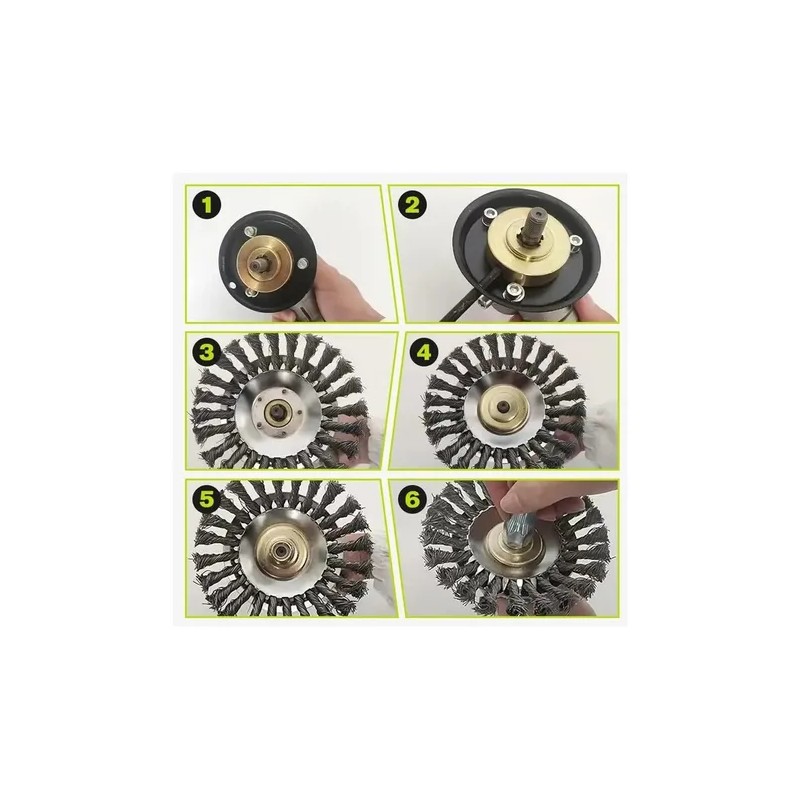 Cabezal De Corte Recortador Desbrozadora Deshierbe 6 Inch
