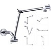 G-Promise 18 Inch Shower Head Extension Arm with Shower Arm