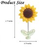 5Pcs Cozy Hoome Cozy Home Sunflower,Sunnyvibe Ornaments for Car,Creative Rocking
