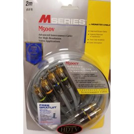 MONSTER CABLE M500V COMPONENT VIDEO 2M
