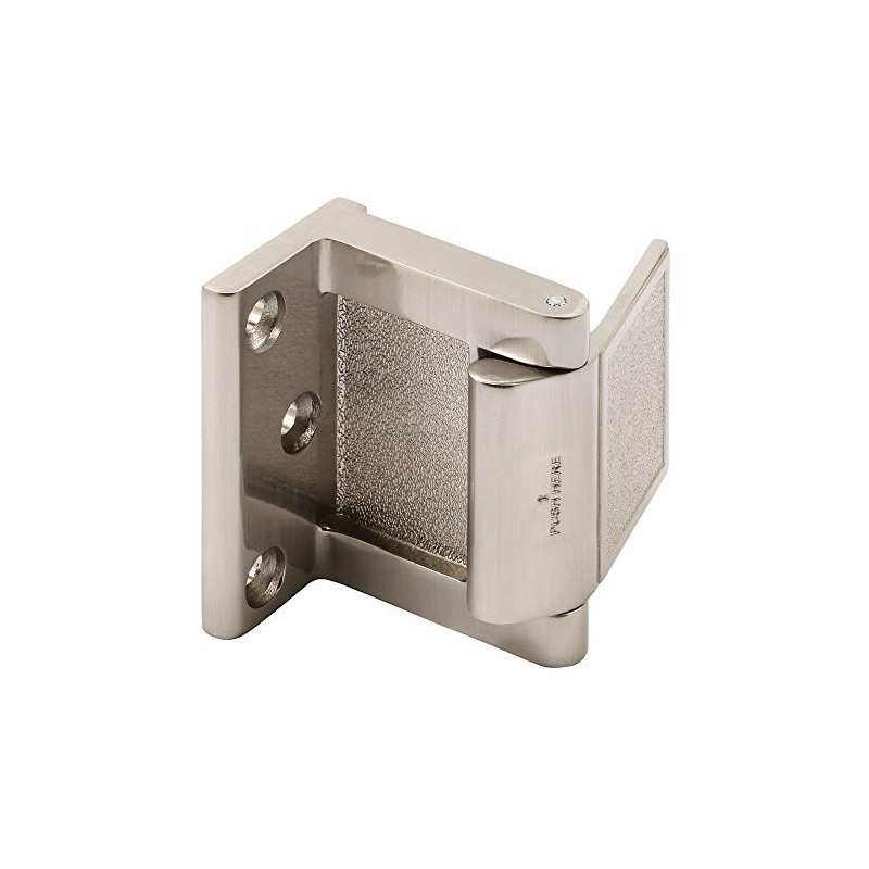 Prime-Line MP4937 Hotel Door Blocker/Door Stop in Nickel (Single Pack)