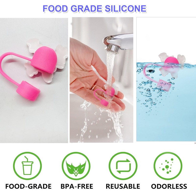 Straw Toppers for Stanley Cups,12pcs Black Girl Straws Cover Cap