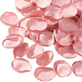 SOFPLATE 1 Box 200Pcs Faux Silk Flower Petals Rose Petals Decorations Pink Bulk Opaque Satin Fabric Realistic Simulation Artificial Flower for Wedding Basket Aisle Scatter Dinner Table Centerpieces