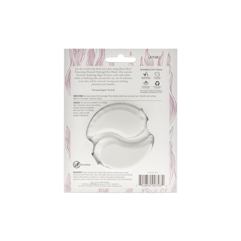 Burt's Bees Burts Bees Renewing Natural Hydrogel Eye Mask
