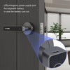 Smart Door Handle Fingerprint with 2 Key Fast Recognition Static