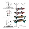 Tuohours Skateboard Racks Floor Stand Holder, Freestanding 5-Tier Skateboard Storage
