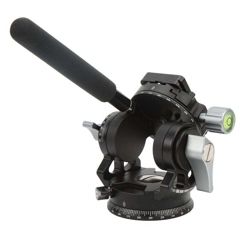 Camera Panoramic Tripod Head Aluminium Alloy with Handle Light Camera
