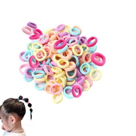Mirhua ヘアゴム こども 子供 髪ゴム ベビーヘアゴム かわいい おしゃれ シンプル シンプル ヘアアクセサリー 100本セット かわいい 大量 髪ゴム 子供 おしゃれ女の子 髪飾り ベビー 幼稚園 保育園 髪飾り (カラフル)