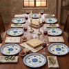 100 Pcs Passover Paper Plates 9 Inch Disposable Pesach Dinnerware