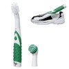 Sonic Scrubber Electric Shoe Brush, Green, Width 1.4 x Depth