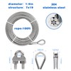 1/4 Inch Stainless Steel Cable – Heavy-Duty, Corrosion-Resistant Wire Rope