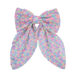 Sequin Glitter Hair Clips for Women Girls Big Large Hair Bows for Party Prom Bowknot Hair Accessories for Girls Teenagers