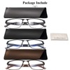 Lcbestbro 3 Pack Business Blue light Blocking Reading Glasses for