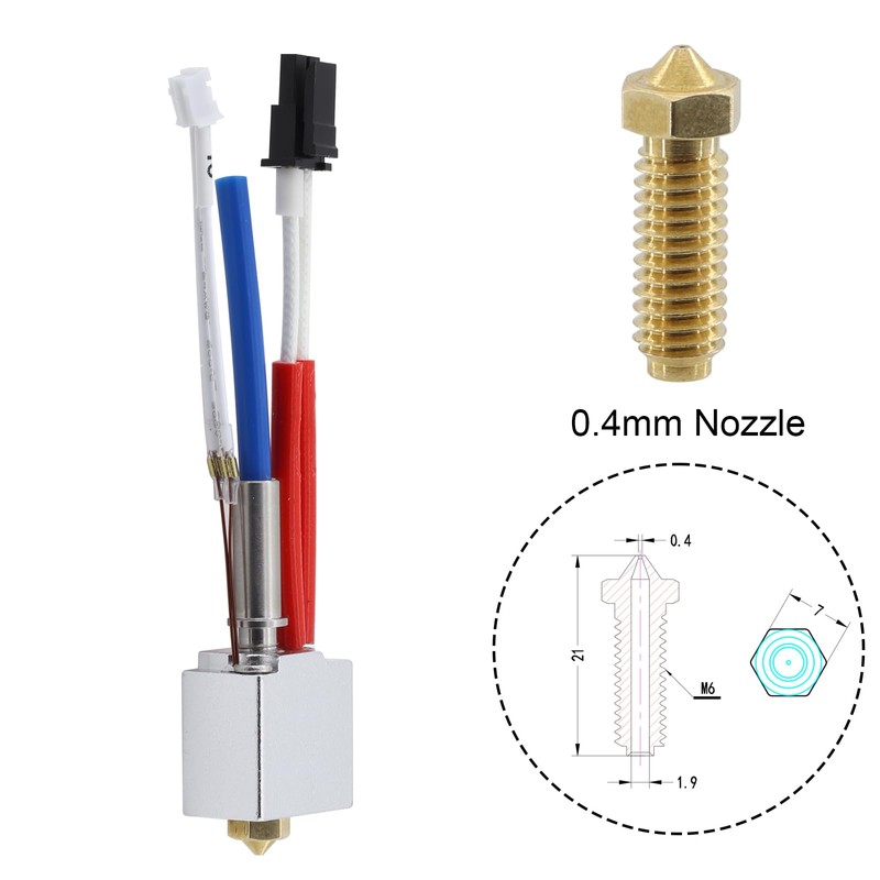 Kobra 2 Hotend Upgrade Kit, 3D Printer V5 J-Head Kobra