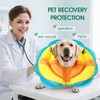 TOBYTO Inflatable Dog Cone Alternative - Soft Adjustable Recovery Collar