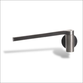 HAPPY SINKS Magnetischer Geschirrtuchhalter für Küchenspüle – funktioniert auf Stahl, Metallspülen – Geschirrtuchaufhänger mit starker magnetischer Rückseite, langlebige und nachhaltige Küchenlösung (Stahl)