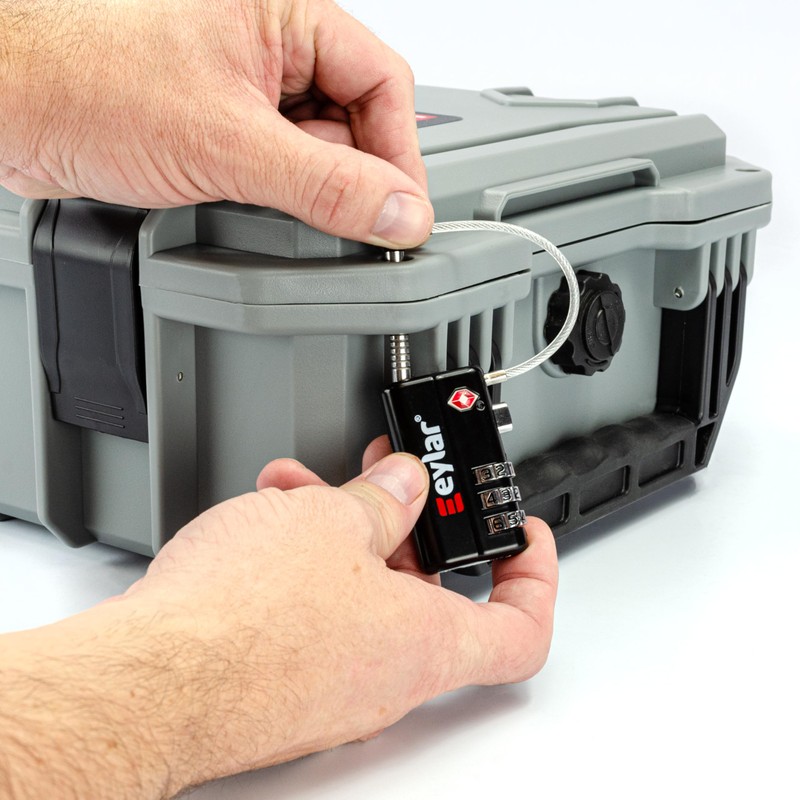 Eylar TSA Approved 3 Digit Combination Lock with Cable, Durable