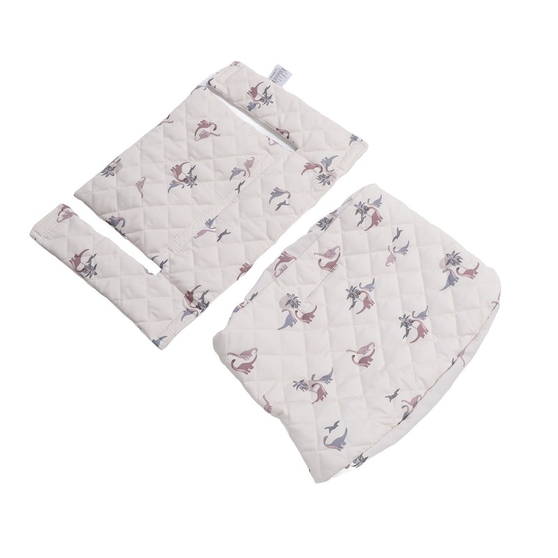 Baby High Chair Cushion Waterproof Nylon Seat and Back Protection